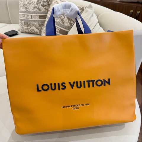 路易威登/Louis Vuitton Shopper 牛皮革 40 x 32 x 16  好成色99新撿漏，可手提可肩挎，男女同款。