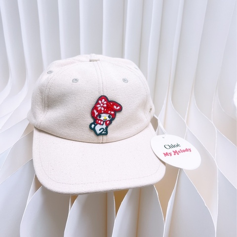 Chloe x My Melody cap 米色棒球帽
