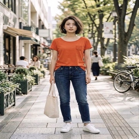BURBERRY 藍標 拼接蕾絲格紋口袋戰馬上衣 橘色系