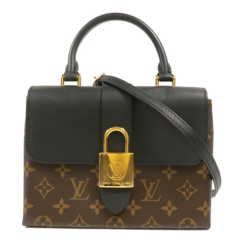 LOUIS VUITTON Monogram Locky BB金扣手挽肩背兩用袋