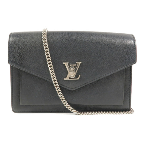 LOUIS VUITTON 牛皮皮革Mylockme鏈帶肩背袋