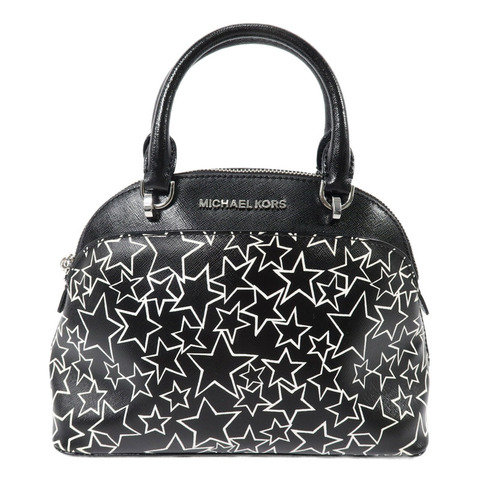 Michael Kors 塗層帆布Emmy Small Dome Satchel Printed Stars手挽袋