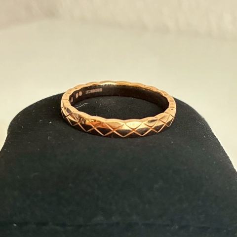 Chanel 玫瑰金Coco Crush戒指💍60號