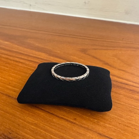 Chanel AU750銀戒指💍60號