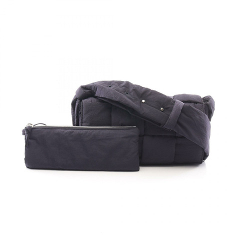 BOTTEGA VENETA PADDED TECH CASSETTE 斜背包單肩包 628951 尼龍海軍藍