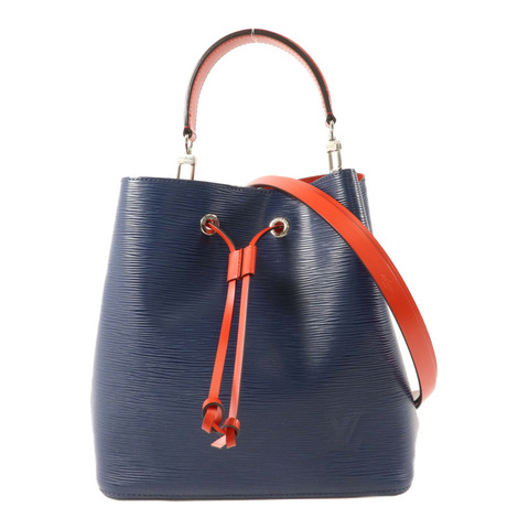 LOUIS VUITTON Epi NeoNoe MM銀扣手挽肩背兩用袋