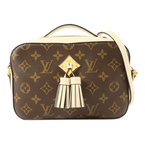 LOUIS VUITTON Monogram Saintonge金扣手挽肩背兩用袋