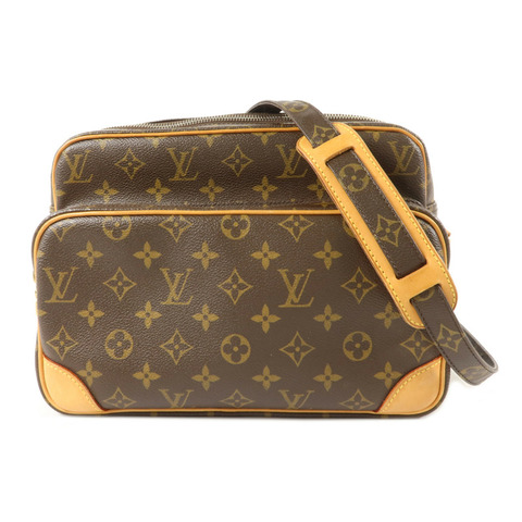 LOUIS VUITTON Monogram Nile金扣肩背袋