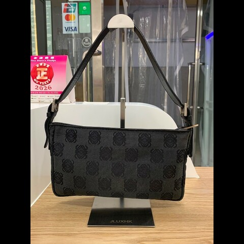 Loewe Monogram Canvas Shoulder Bag
