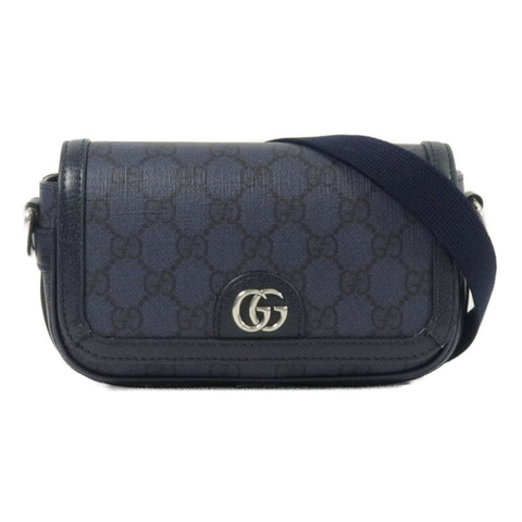 GUCCI 塗層帆布Ophidia Super Mini GG Supreme肩背袋