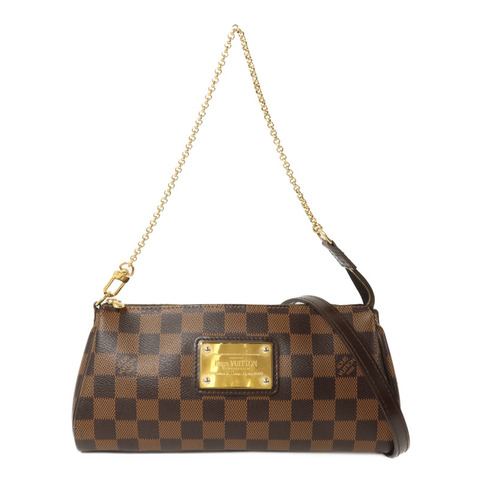 LOUIS VUITTON Damier Eva鏈帶手挽肩背兩用袋
