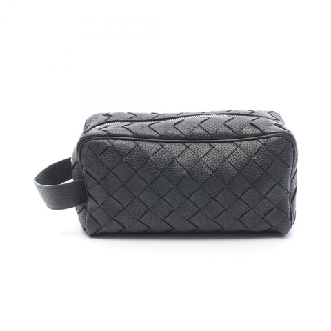 BOTTEGA VENETA Intrecciato 旅行手提包 729295V5I508803 黑色皮革 BV