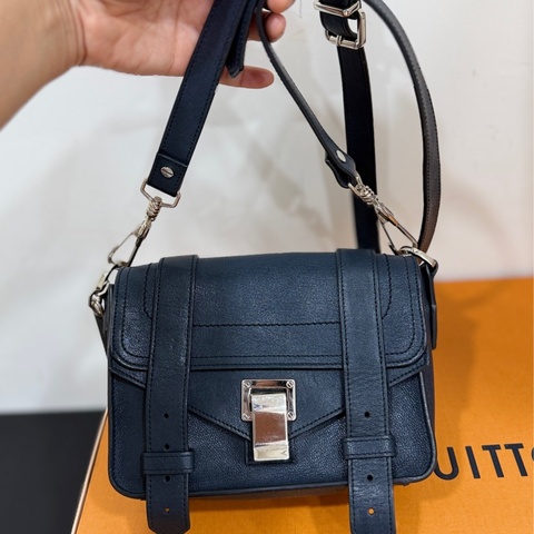 Proenza Schouler PS1 Pouch mini 深藍 肩背包 斜背包 側背包 手提包