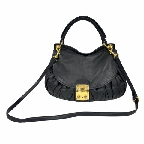 MIU MIU Matelassé 皺摺 2用袋