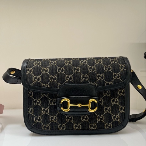 古馳 Gucci  1955系列 丹寧黑花