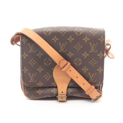 路易威登 Cartouchiere MM 單肩斜背包 M51253 Monogram 皮革 LV