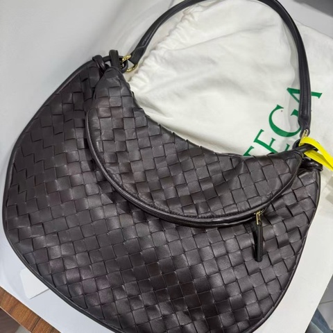 Bottega Veneta 葆蝶家 gemelli牛皮大号子母月亮腋下包/bv双子星单肩包