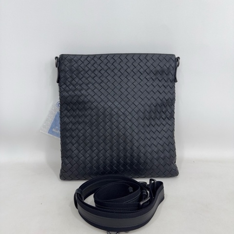 Bottega Veneta BV葆蝶家  男士黑色斜跨包