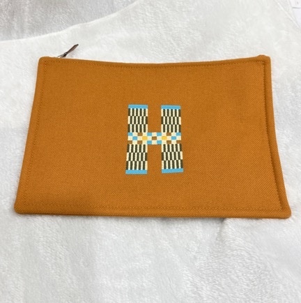 HERMES 愛馬仕手拿包 收納包 羊毛 Hermès