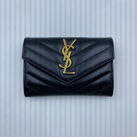 圣罗兰/Saint laurent  YSL黑金小卡包