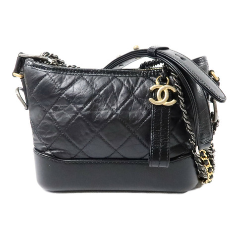 CHANEL 牛皮皮革Gabrielle Small鏈帶肩背袋