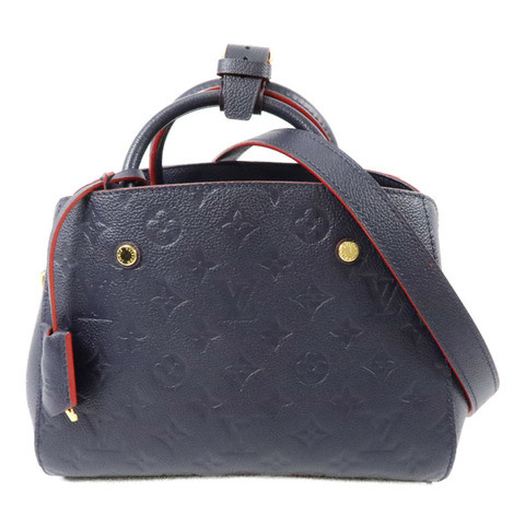 LOUIS VUITTON Monogram Empreinte Montaigne BB手挽肩背兩用袋