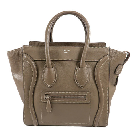 CELINE 牛皮皮革Mirco Luggage手挽袋