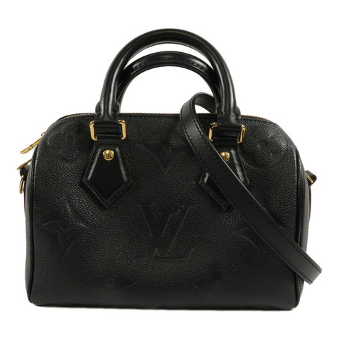 LOUIS VUITTON Monogram Empreinte Speedy Bandoulier 20鏈帶手挽肩背兩用袋