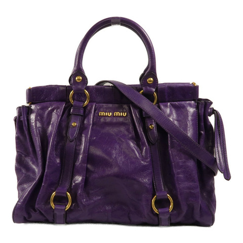 Miu Miu 牛皮皮革Shoulder Bag手挽肩背兩用袋