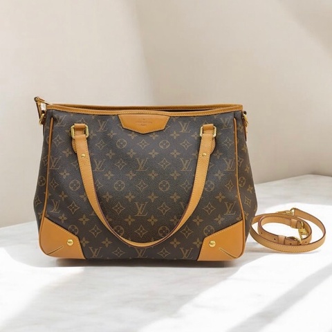 莉亞精品♡ LV M41232 Estrela MM 老花斜背包 二手美包