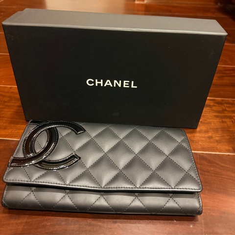 🌟 CHANEL Cambon 康朋系列經典菱格紋長夾 🌟