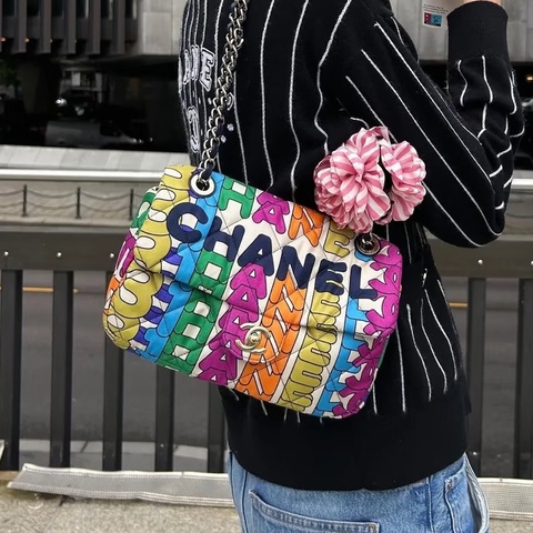 💎Chanel香奈兒｜21K彩虹限量款CF｜中號｜98新芯片款