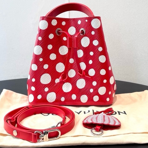 LV路易威登x Yayoi Kusama，草間彌生 聯名款 NOE ，水桶包