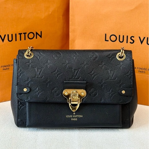 💕Lv Vavin PM鎖扣開合 Empreinte牛皮 薇薇安鏈條包  