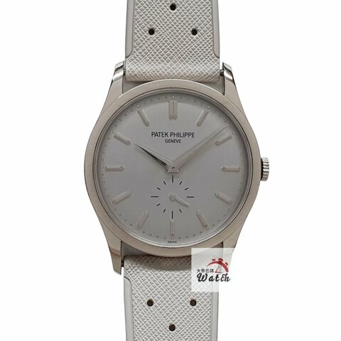 【大眾名錶】Patek Philippe百達翡麗 5196G-001 Calatrava系列 2019/04 簡約頂奢小三針款 錶徑37mm B1400