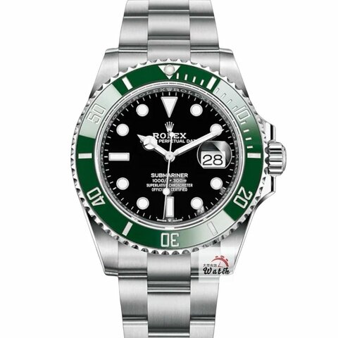 【大眾名錶】Rolex 勞力士126610LV 潛航者 2023/02 MK1深綠圈 新款 星巴克綠水鬼 錶徑41mm 自動上鍊 B1406