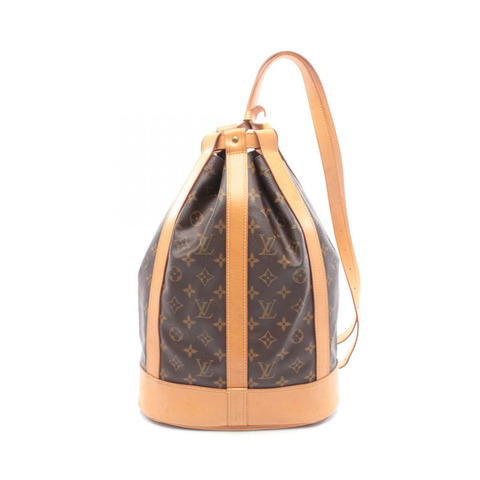 LOUIS VUITTON Randonnee PM 單肩包 M42243 Monogram 帆布 棕色 二手 女士