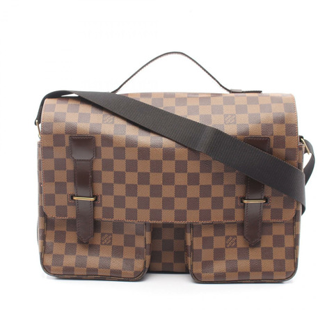 路易威登 Broadway 單肩斜背包 N42270 Damier Ebene 帆布 二手 LV