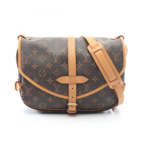 路易威登 Saumur 30 肩斜背包 M42256 Monogram 帆布 二手 LV