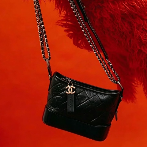 CHANEL香奈兒黑金流浪包🥾全新全配🈶購證小號