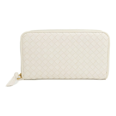 BOTTEGA VENETA 羊皮皮革Zip-Around Long Wallet長錢包