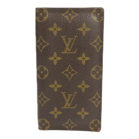 LOUIS VUITTON Monogram Porte Valeurs Cartes Credit長錢包