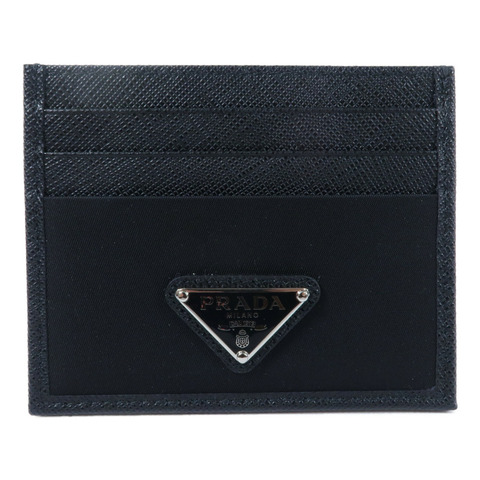 PRADA Saffiano皮革/Re-Polyamid Re-Nylon & Saffiano Leather Card Holder卡片套
