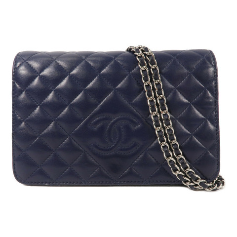 CHANEL 羊皮皮革WOC Wallet On Chain鏈帶肩背袋
