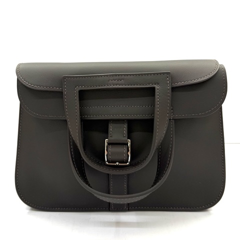 HERMES 愛馬仕 T3 Bai Brun 棗棕色HALZAN MINI 22 K刻