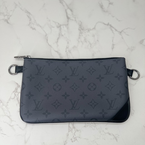 香緹國際精品 LV 黑武士雙色手拿包 1099
