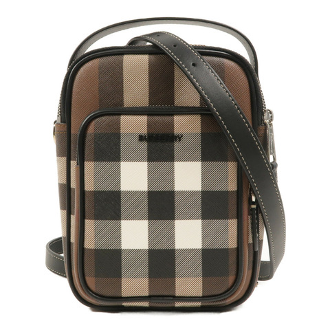 BURBERRY 塗層帆布2 Way Shoulder手挽肩背兩用袋