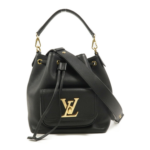 LOUIS VUITTON 牛皮皮革Lockme bucket手挽肩背兩用袋