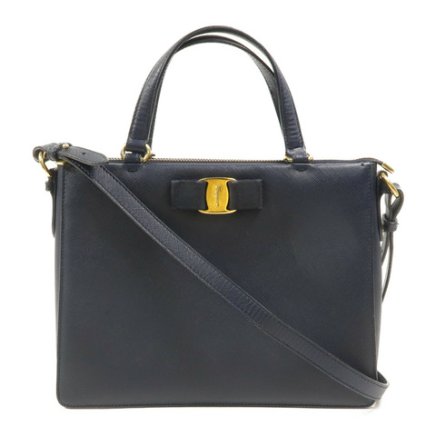 Salvatore Ferragamo 牛皮皮革2 Way Shoulder Bag手挽肩背兩用袋