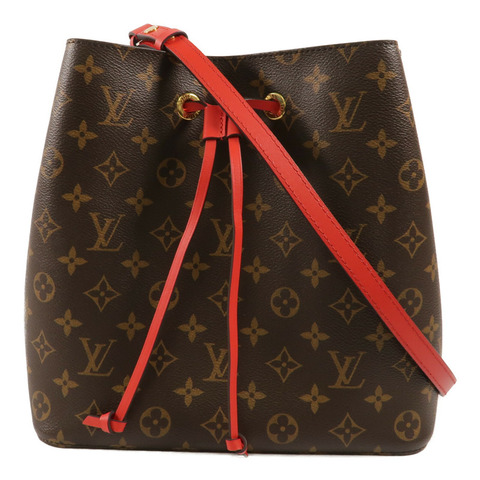 LOUIS VUITTON Monogram Neo Noe Bucket Bag肩背袋Coquelicot